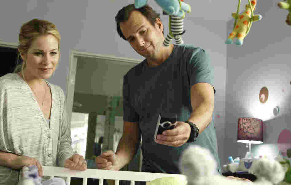 Will Arnett and Christina Applegate play nervous new parents in the NBC sitcom Up All Night. "It was the first time that I really identified with a character," says Arnett, who has two young kids. Will Arnett and Christina Applegate play nervous new parents in the NBC sitcom Up All Night. "It was the first time that I really identified with a character," says Arnett, who has two young kids.