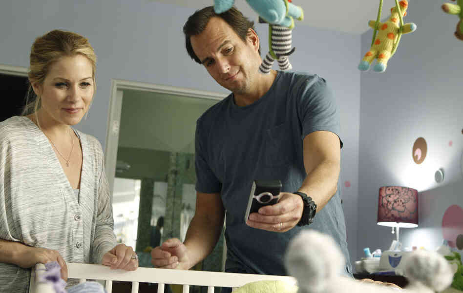 Will Arnett and Christina Applegate play nervous new parents in the NBC sitcom Up All Night. "It was the first time that I really identified with a character," says Arnett, who has two young kids. Will Arnett and Christina Applegate play nervous new parents in the NBC sitcom Up All Night. "It was the first time that I really identified with a character," says Arnett, who has two young kids.