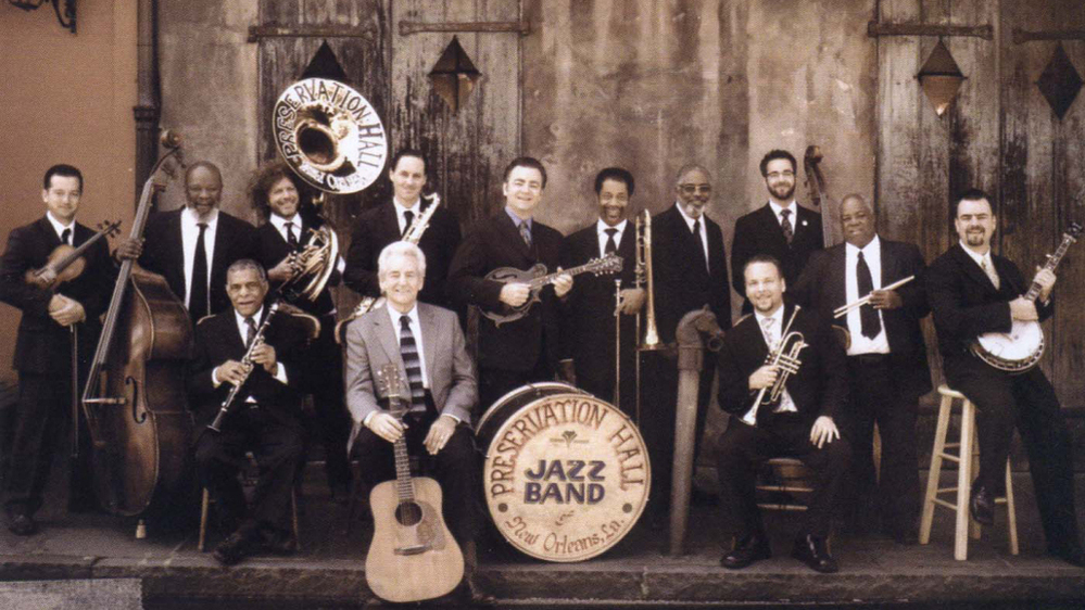 The Del McCoury Band and the Preservation Hall Jazz Band.