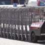 In virtually every county, there is a Walmart open every hour of every day, and every one of those Walmarts is being visited by 37,000 people a week — that's 220 people an hour, in every Walmart, every hour of the day. Here, a Walmart worker pulls carts at a store in Pittsburg, Calif. In virtually every county, there is a Walmart open every hour of every day, and every one of those Walmarts is being visited by 37,000 people a week — that's 220 people an hour, in every Walmart, every hour of the day. Here, a Walmart worker pulls carts at a store in Pittsburg, Calif.