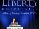 Republican presidential candidate Rick Perry speaks at the Vines Center on the campus of Liberty University in Lynchburg, Va., on Wednesday. Republican presidential candidate Rick Perry speaks at the Vines Center on the campus of Liberty University in Lynchburg, Va., on Wednesday.