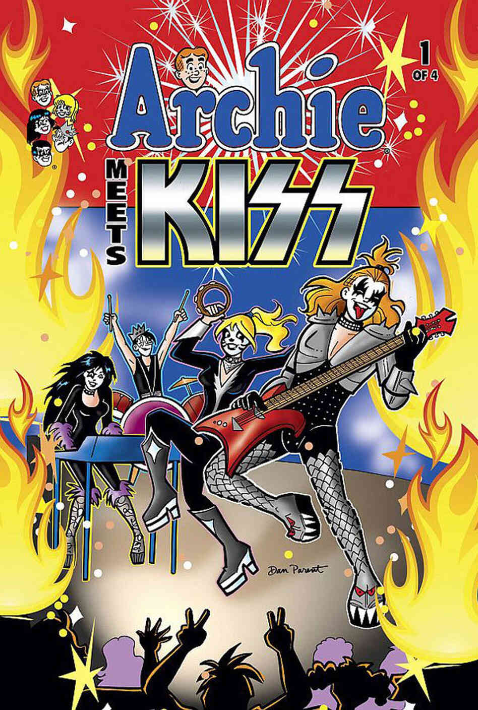 Cover to Archie Meets Kiss #1: "Sugar, Sugar" has never sounded so ... theatrical. Cover to Archie Meets Kiss #1: "Sugar, Sugar" has never sounded so ... theatrical.