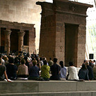 Concert at the Temple of Dendur at NYC's Metropolitan Museum of Art.. Concert at the Temple of Dendur at NYC's Metropolitan Museum of Art..
