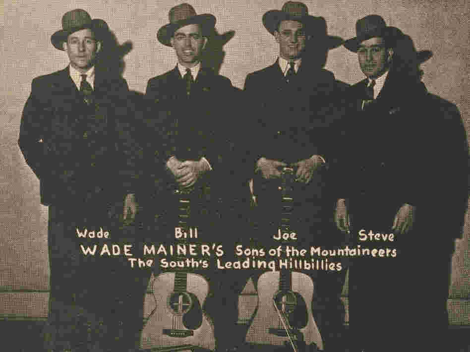 Wade Mainer's sons of the Mountaineers, the South's "Leading Hillbillies." Wade Mainer's sons of the Mountaineers, the South's "Leading Hillbillies."