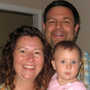 Tina and Patrick Gulbrandson, with their daughter, Waverly. Tina and Patrick Gulbrandson, with their daughter, Waverly.
