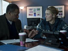 Laurence Fishburne as Dr. Ellis Cheever and Kate Winslet as Dr. Erin Mears in the thriller Contagion. Winslet's character was modeled on CDC epidemiologist Dr. Anne Schuchat. Laurence Fishburne as Dr. Ellis Cheever and Kate Winslet as Dr. Erin Mears in the thriller Contagion. Winslet's character was modeled on CDC epidemiologist Dr. Anne Schuchat.