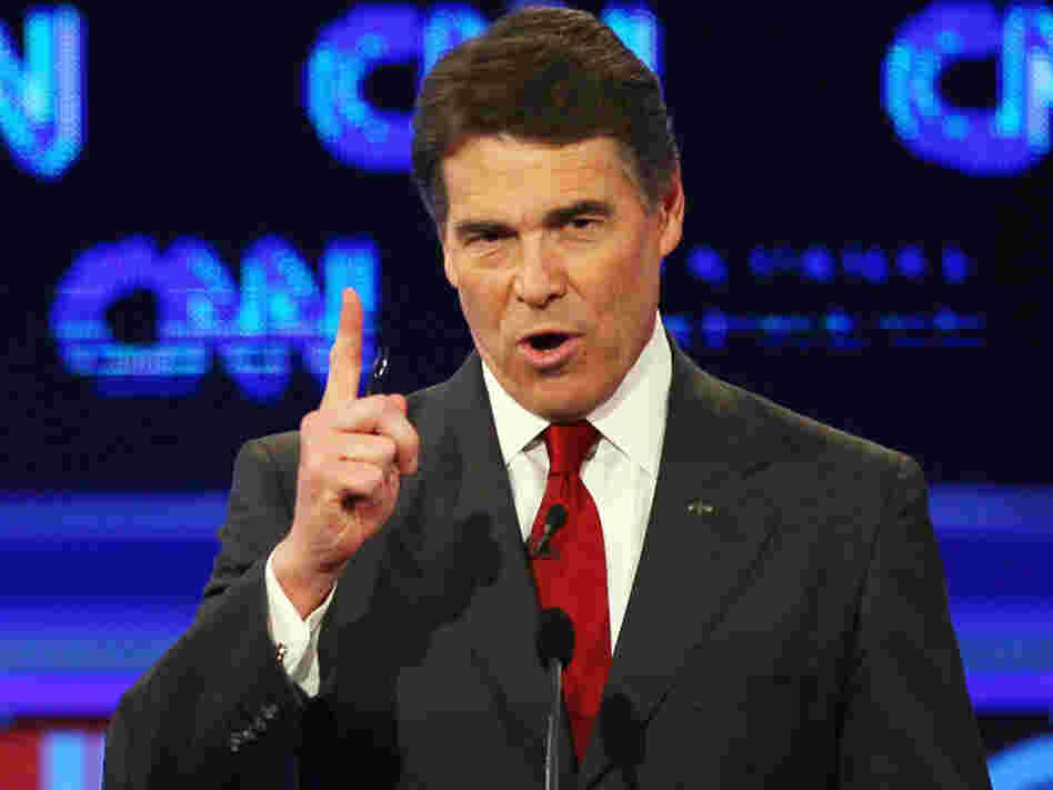Republican presidential candidate Rick Perry's ties to campaign donors have come under more scrutiny since Monday night's debate in Tampa, where he defended taking a contribution from a drug company and then mandating use of the company's new vaccine.