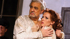 Placido Domingo stars as Bajazet, with soprano Sara Coburn as Asteria, in Handel's Tamerlano. Placido Domingo stars as Bajazet, with soprano Sara Coburn as Asteria, in Handel's Tamerlano.