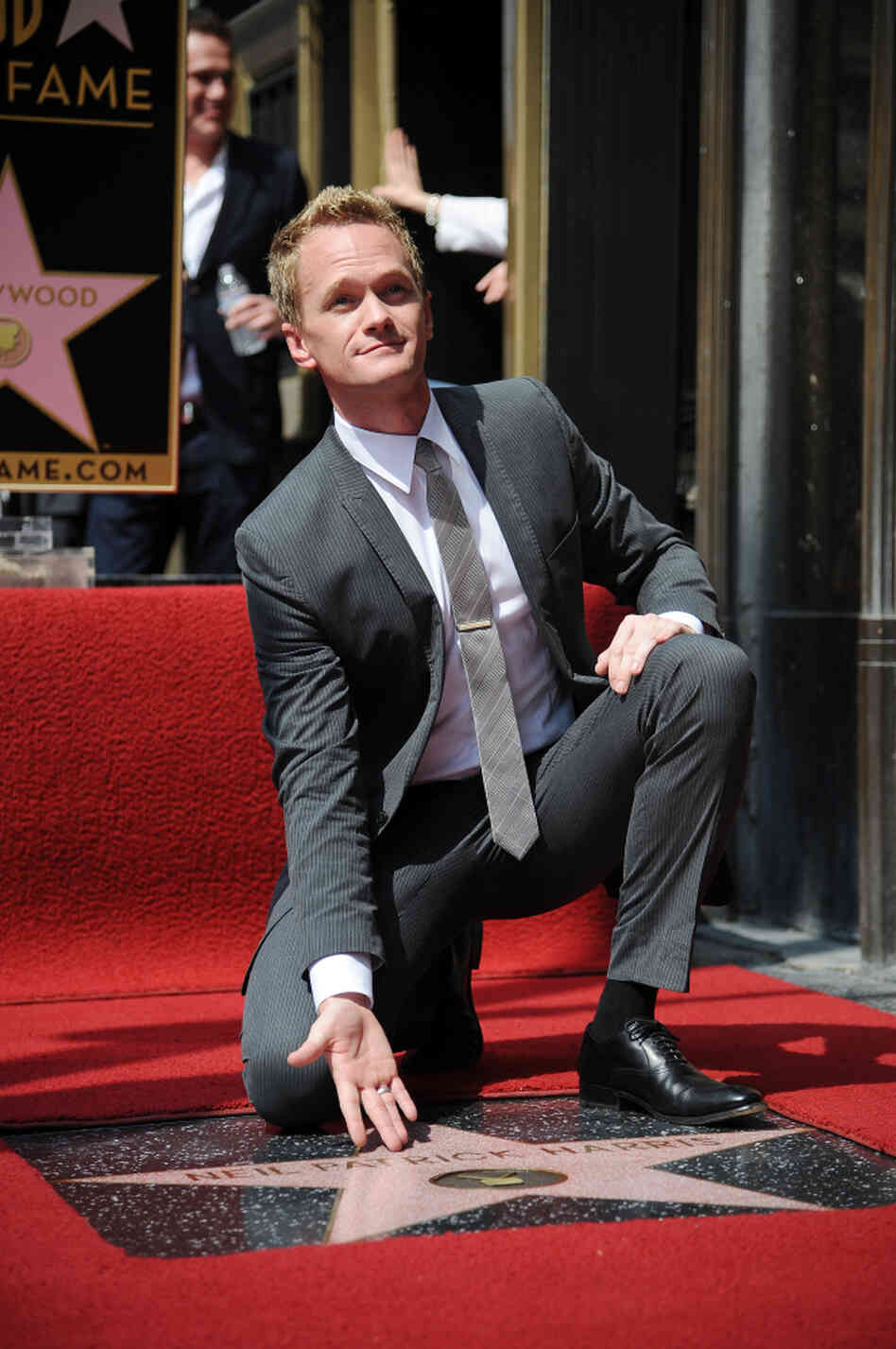 Actor Neil Patrick Harris shows off his star on the Hollywood Walk of Fame September 15, 2011. Actor Neil Patrick Harris shows off his star on the Hollywood Walk of Fame September 15, 2011.