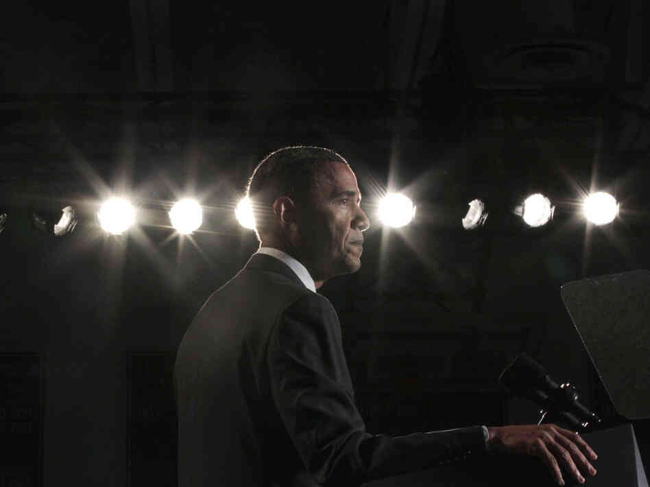 President Obama at Thomas Jefferson High School for Science and Technology in Alexandria, Va., Sept. 16, 2011.