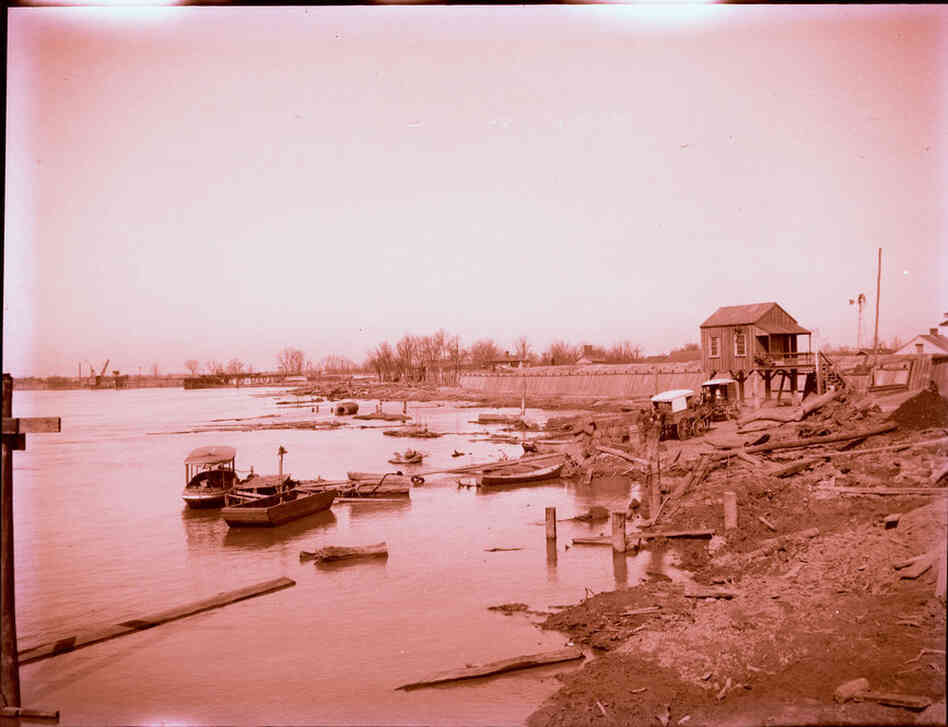 Low water at Carrollton.