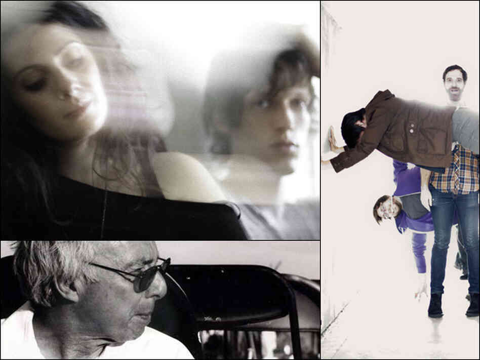 Clockwise from upper left: Exitmusic, Milagres, Harold Budd.