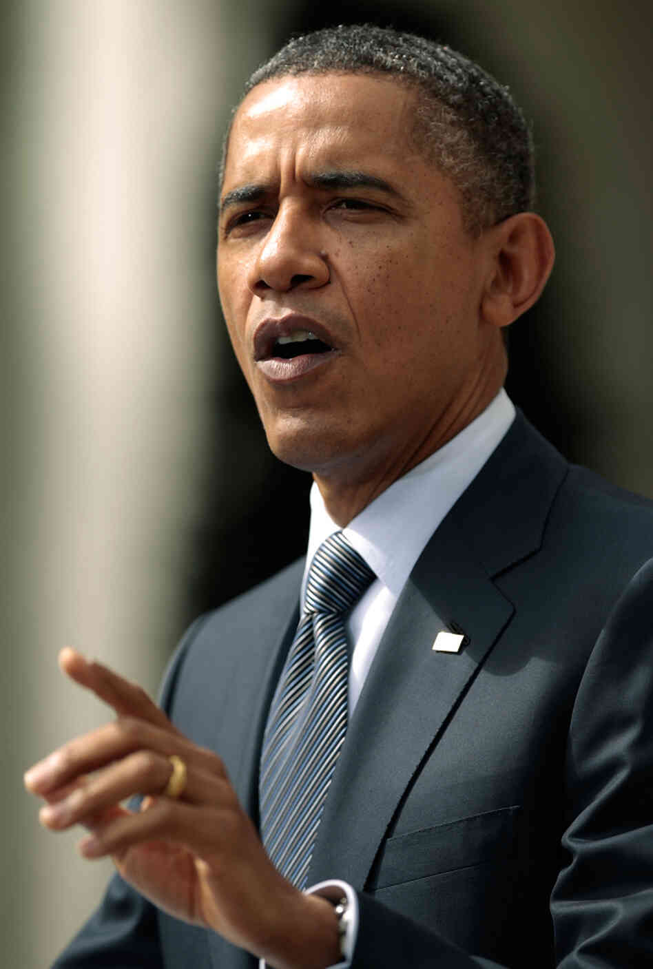 President Obama at the White House, talking about his deficit-reduction plan. President Obama at the White House, talking about his deficit-reduction plan.