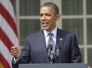President Barack Obama describes his plan to reduce the deficit in remarks delivered Monday in the White House Rose Garden. President Barack Obama describes his plan to reduce the deficit in remarks delivered Monday in the White House Rose Garden.
