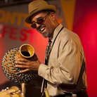 John Santos leads his sextet at the 2011 Monterey Jazz Festival. John Santos leads his sextet at the 2011 Monterey Jazz Festival.