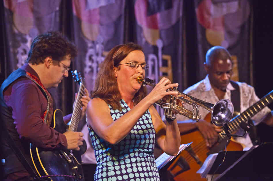 The Sarah Wilson Quintet at the 2011 Monterey Jazz Festival.