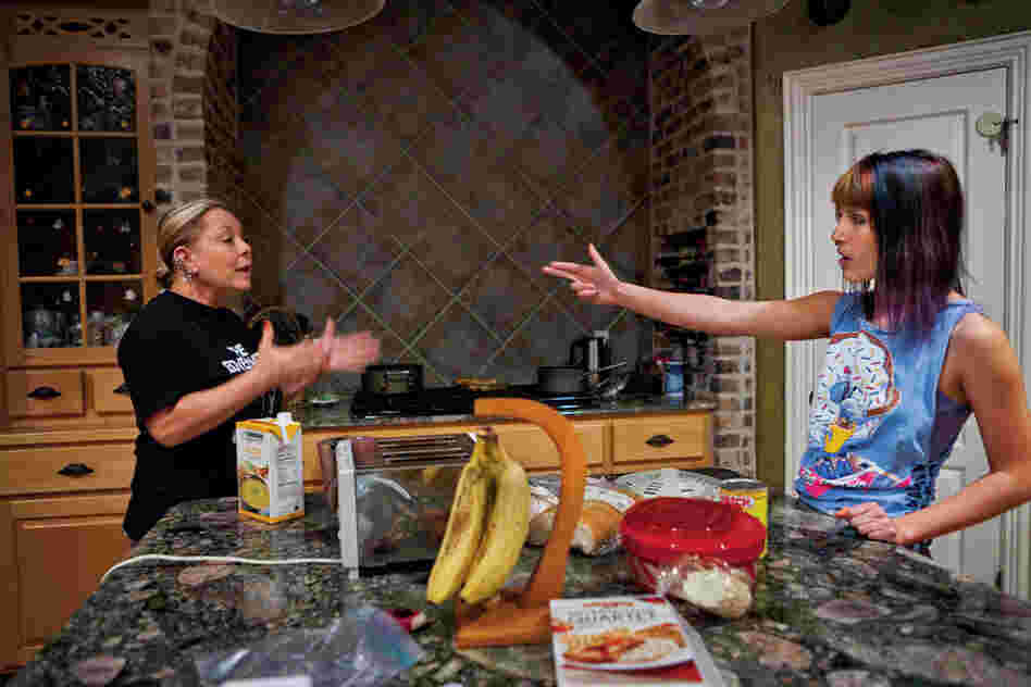 Anastassia Kipp, 18, jokes with her mother, Deborah. She considers her mom a role model: always there, and never bossy.