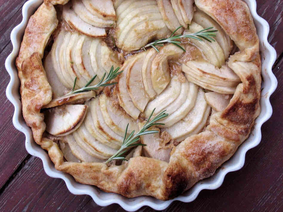 Rosemary Honey Apple Galette