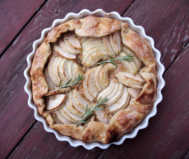 Rosemary Honey Apple Galette