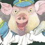 Detail from the cover of Bumble-Ardy by Maurice Sendak. Detail from the cover of Bumble-Ardy by Maurice Sendak.