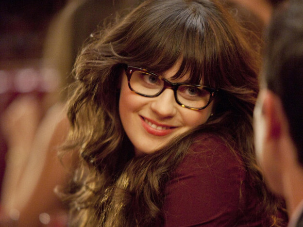 Zooey Deschanel of Fox's New Girl plays Jess, the horrible gargoyle who can't get a date.