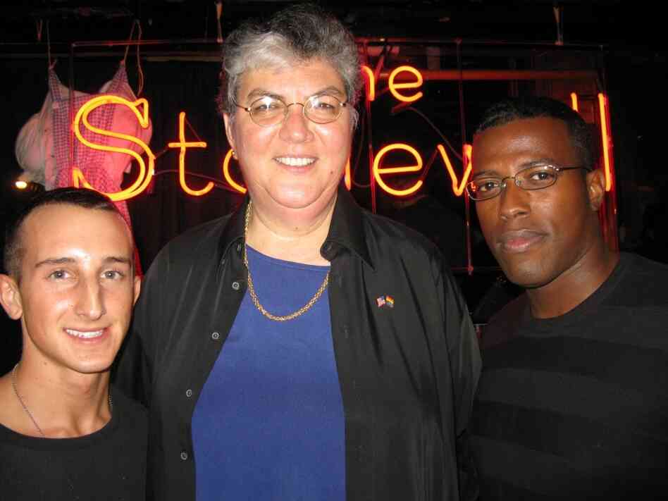Anthony Grecco (from left) was discharged because of "don't ask, don't tell" and plans to re-enlist. Sue Fulton, a West Point graduate and former Army captain, now leads an organization of gay West  Point graduates. Rob Smith says he left the Army because it was difficult living under the policy.