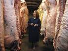 Rep. Michele Bachmann inspects beef carcasses at the Amend Packing Co. in Des Moines, Iowa, Sept. 20, 2011. Rep. Michele Bachmann inspects beef carcasses at the Amend Packing Co. in Des Moines, Iowa, Sept. 20, 2011.