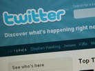 Twitter's homepage. Twitter's homepage.