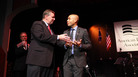 Indianapolis Mayor Greg Ballard presents Aaron Diehl with the 2011 Cole Porter Fellowship. Indianapolis Mayor Greg Ballard presents Aaron Diehl with the 2011 Cole Porter Fellowship.