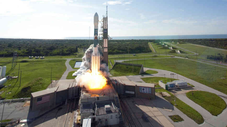 NASA's GRAIL mission to study the moon launches aboard a Delta II rocket at Kennedy Space Center on Sept. 10. NASA's GRAIL mission to study the moon launches aboard a Delta II rocket at Kennedy Space Center on Sept. 10.