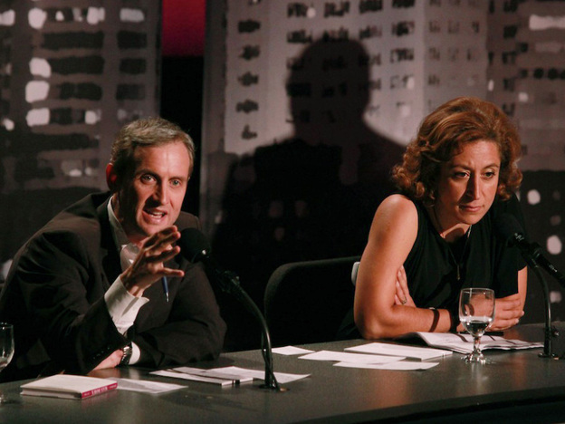 Dan Abrams and Hanna Rosin argued that women are rising as men are faltering in the Intelligence Squared U.S. debate.