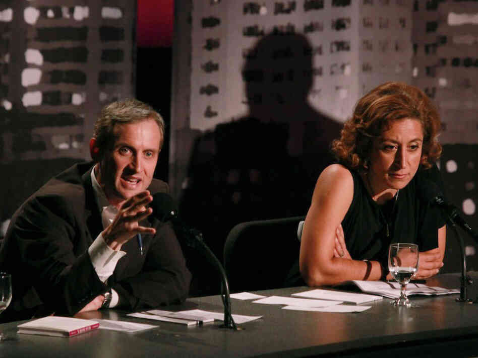 Dan Abrams and Hanna Rosin argued that women are rising as men are faltering in the Intelligence Squared U.S. debate.