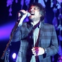 Wilco's Jeff Tweedy. The band performed live at the Merriweather Post Pavilion in Columbia, MD.