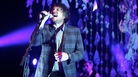 Wilco's Jeff Tweedy. The band performed live at the Merriweather Post Pavilion in Columbia, MD. Wilco's Jeff Tweedy. The band performed live at the Merriweather Post Pavilion in Columbia, MD.
