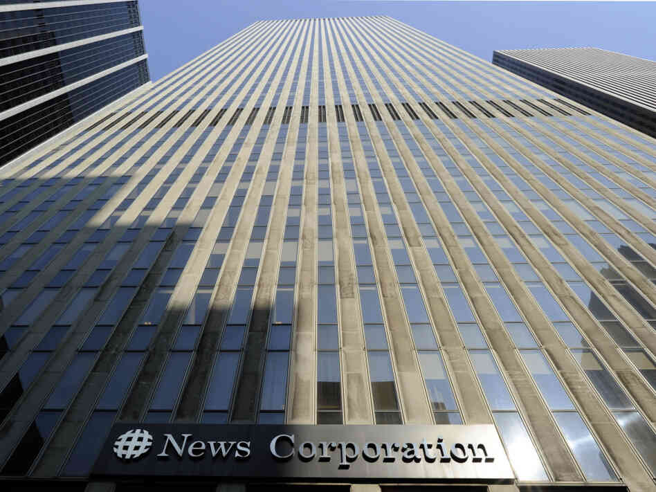 The News Corp. headquarters in New York City.