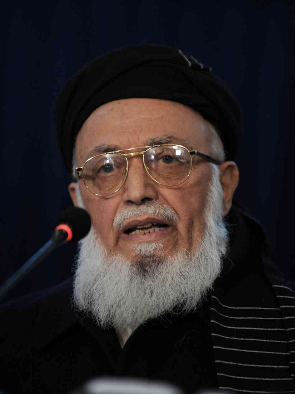 Ethnic Tajik warloard Rabbani (shown here in January) was considered a bitter enemy of the Taliban and other Pashtun factions. His selection to the High Peace Council a year ago surprised many people. Ethnic Tajik warloard Rabbani (shown here in January) was considered a bitter enemy of the Taliban and other Pashtun factions. His selection to the High Peace Council a year ago surprised many people.