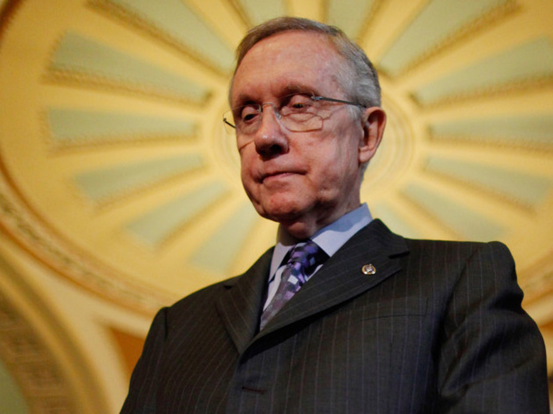 Senate Majority Leader Harry Reid (D-NV) at the Capitol last week.