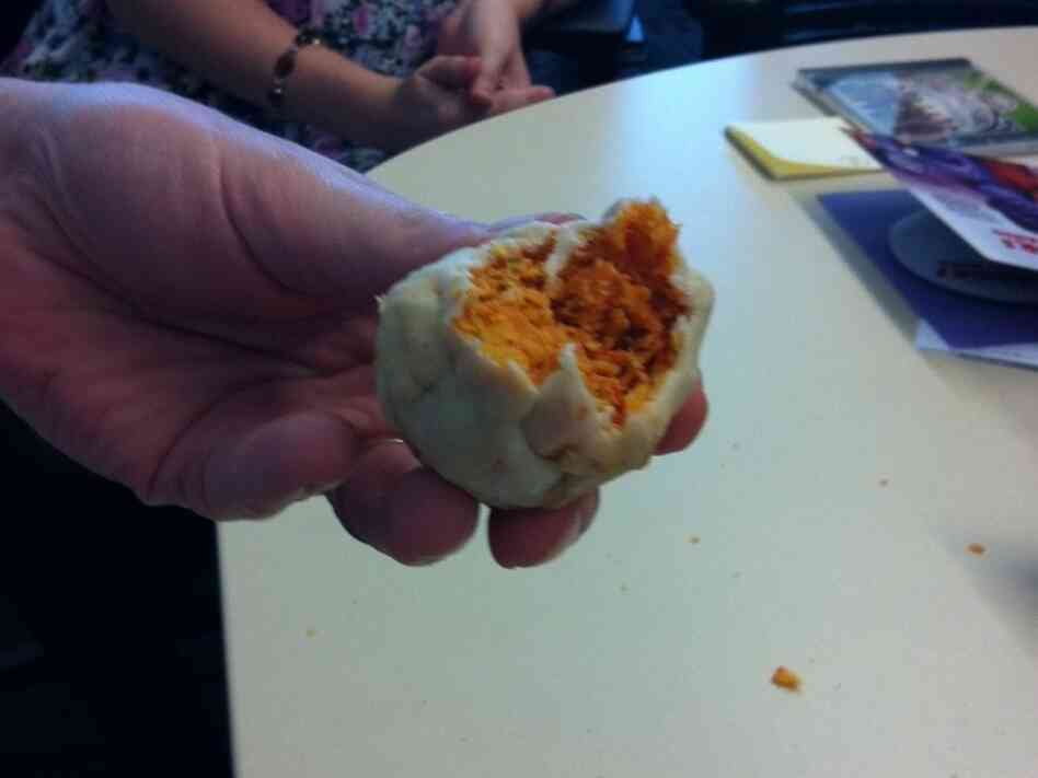 A look inside the mysterious Doritos Sandwich Ball.