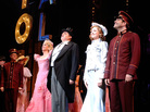 Opening night for Guys and Dolls on Broadway or, for Frank Deford, "Guys and Guys." Opening night for Guys and Dolls on Broadway or, for Frank Deford, "Guys and Guys."