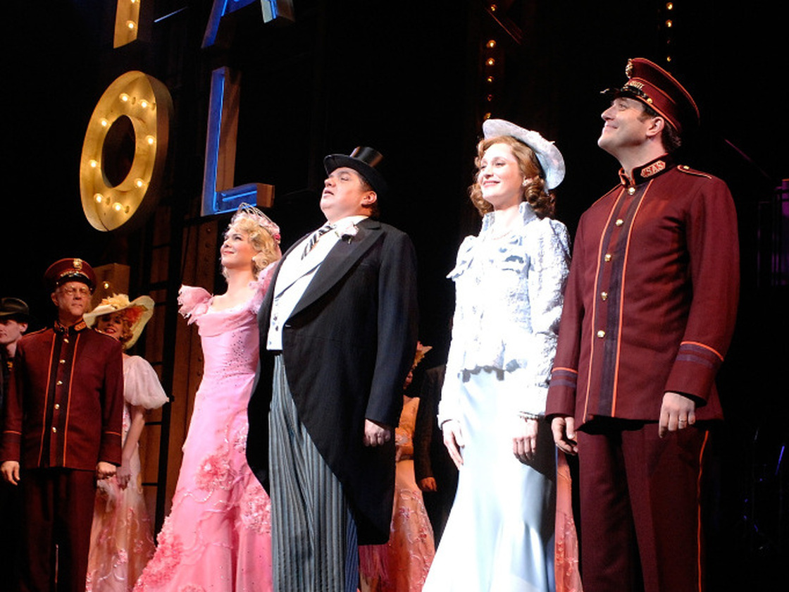 Opening night for Guys and Dolls on Broadway or, for Frank Deford, "Guys and Guys."