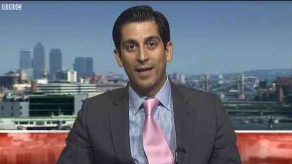 Alessio Rastani during his appearance this week on the BBC.
