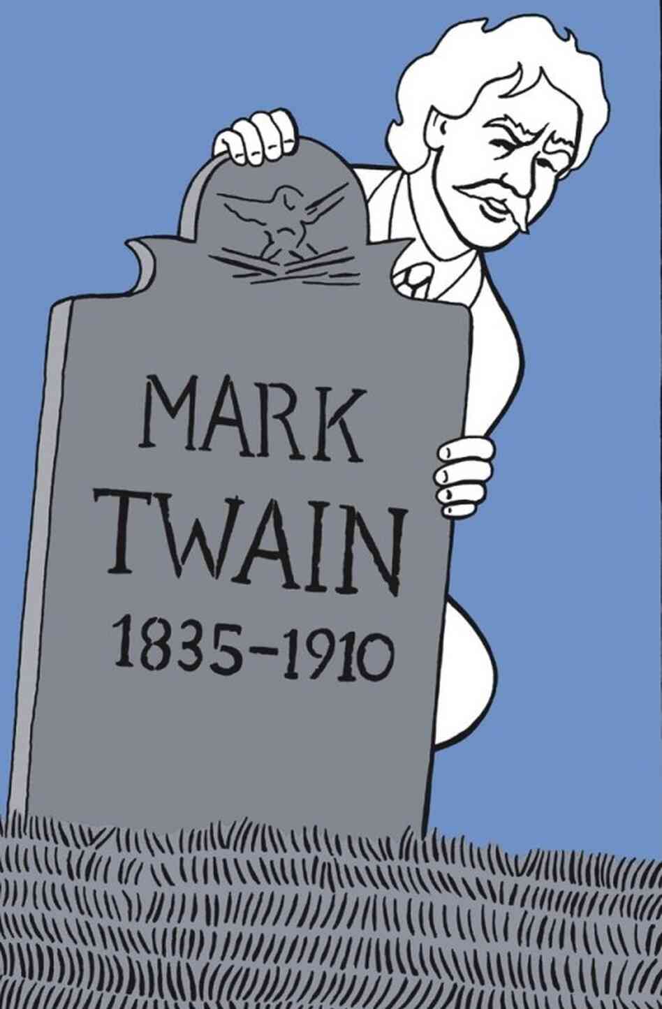"About those reports of my death..." Art from Mark Twain's Autobiography, 1910-2010