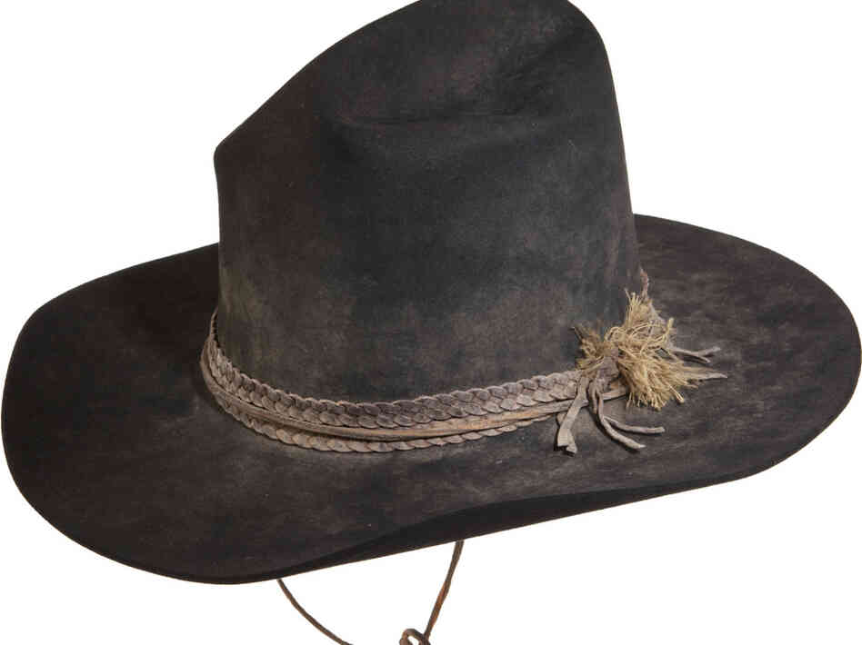 A hat worn by actor John Wayne in the 1975 film Rooster Cogburn is among the Wayne memorabilia to be offered for sale by Heritage auctions in October.