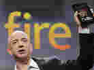 Jeff Bezos, Chairman and CEO of Amazon.com, introduces the Kindle Fire at a news conference, Wednesday, Sept. 28, 2011.
