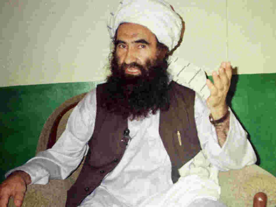 Jalaluddin Haqqani, founder of the Haqqani Network, speaks during an interview in Miram Shah, Pakistan, in 1998. His militant network has thrived and is now considered the No. 1 threat to American troops in Afghanistan.