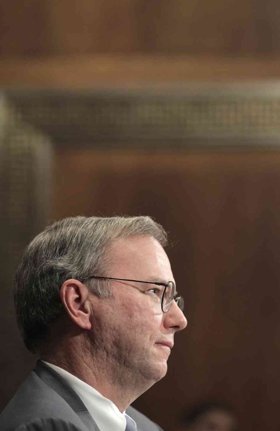 In the past, Google Chief Eric Schmidt, shown this month, has expressed impatience with Internet anonymity. At the Techonomy conference last year, he said, "One of the errors that the Internet made a long time ago is that there was not an accurate and non-revocable identity-management service."