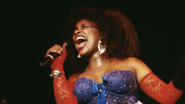 Rock and Roll Hall of Fame nominee Chaka Khan onstage in London in 1985. (Redferns)