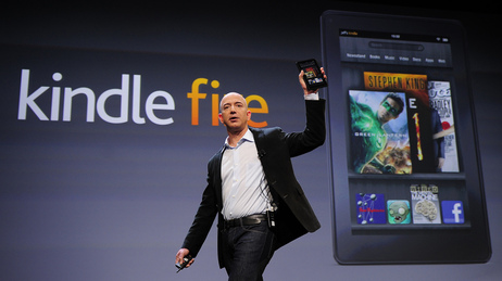 Amazon CEO Jeff Bezos introducing the new Kindle Fire tablet in New York this morning. Amazon CEO Jeff Bezos introducing the new Kindle Fire tablet in New York this morning.