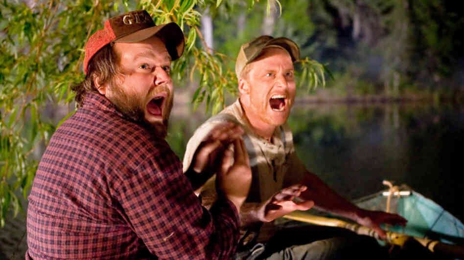 Grating Expectations: Dale (Tyler Labine, left) and Tucker (Alan Tudyk) are two West Virginia buddies who just want to fix up their fishing shack — so naturally, a pack of college-age campers turn up and take them for psychopaths. Grating Expectations: Dale (Tyler Labine, left) and Tucker (Alan Tudyk) are two West Virginia buddies who just want to fix up their fishing shack — so naturally, a pack of college-age campers turn up and take them for psychopaths.