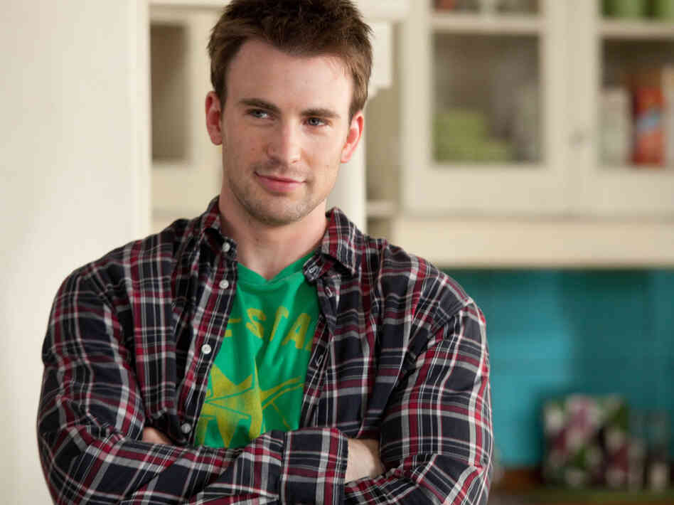 Chris Evans co-stars as the neighbor who helps Faris' character retrace her romantic steps in the quest for true love.